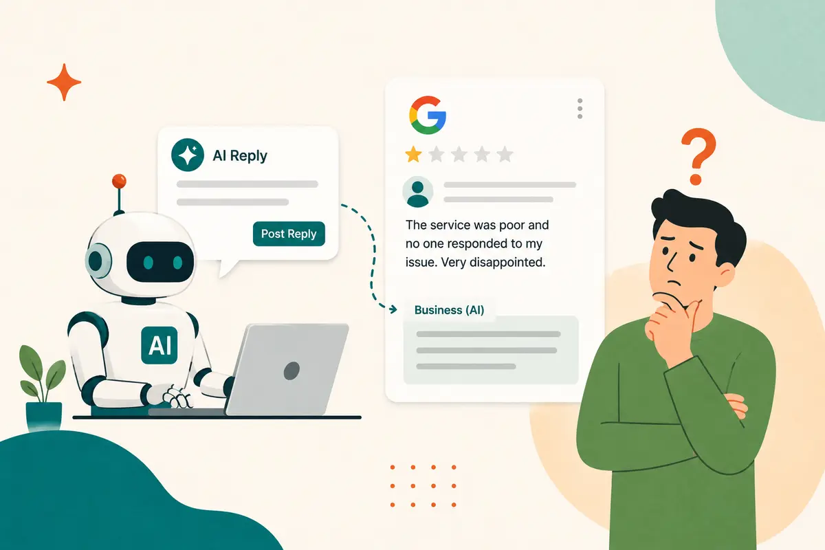 Why automated AI replies to Google reviews are a bad idea