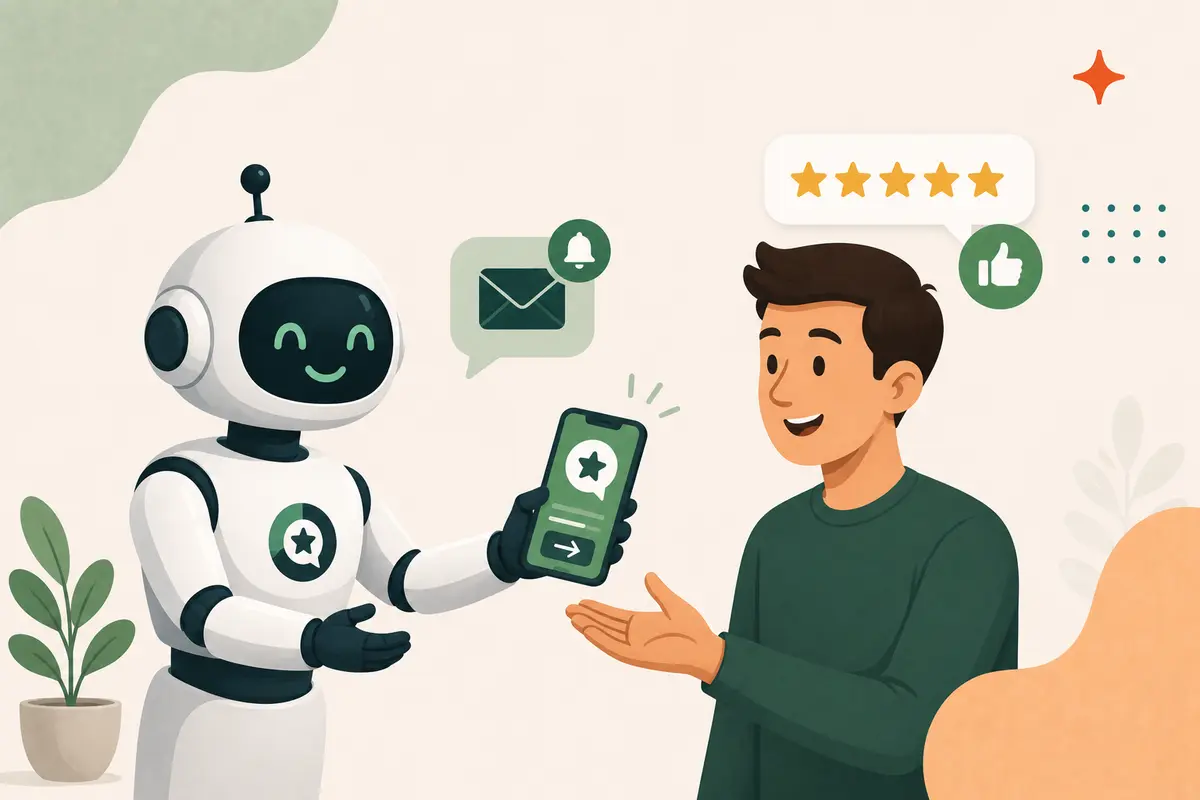 How to set up an automated review reminder sequence
